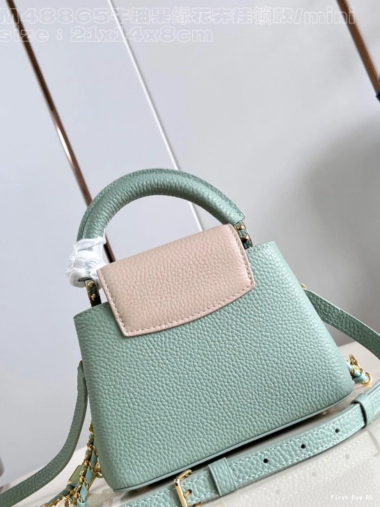 First bags ru reviews LOUIS MINI-21*14*8CM VUITTON CAPUCINES 0713